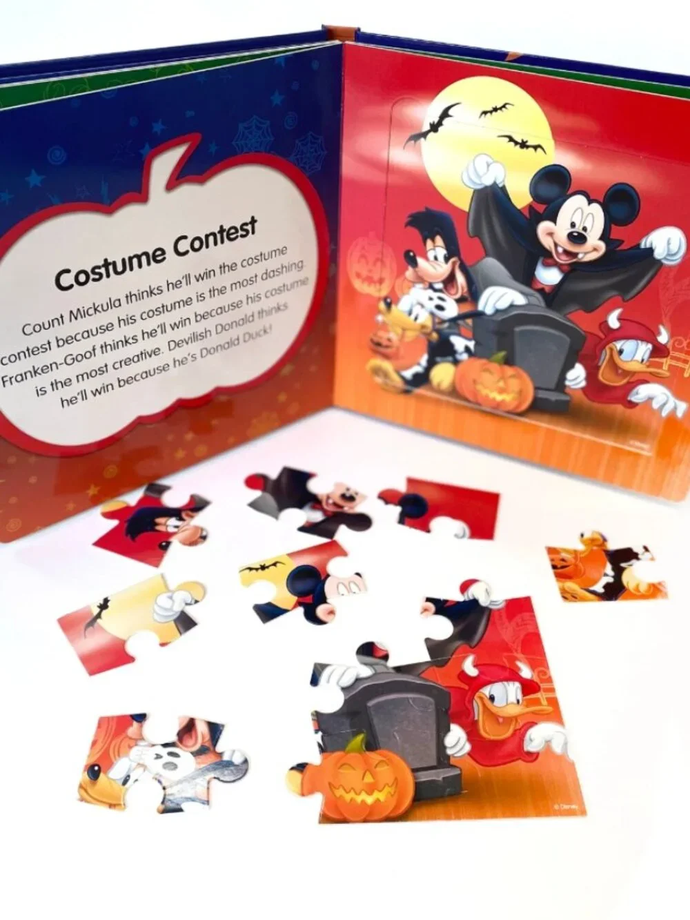 NWT Disney Mickey Halloween My First Puzzle Book